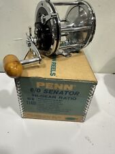 Molinete de pesca vintage Penn 114H com placas pretas comprar usado  Enviando para Brazil