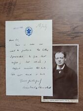 WINSTON CHURCHILL - Prime Minister - Nobel Prize - early Autograph Letter - 1903 for sale  Shipping to South Africa