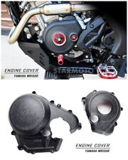 YAMAHA WR155R WR 155 CAPA MANIVELA DO MOTOR PROTETOR LATERAL PRETO L/R ABS comprar usado  Enviando para Brazil