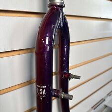 Used, 1” Purple / Red  Rigid CRMO 150 Mm Steerer Fork Raleigh Threaded 26 -  2 Tone for sale  Shipping to South Africa