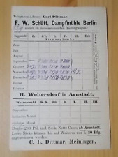 Berlin quittung 1889 gebraucht kaufen  Pettstadt
