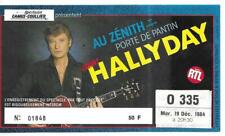 RARE / TICKET BILLET DE CONCERT - JOHNNY HALLYDAY : LIVE A PARIS ( FRANCE ) 1984 d'occasion  Clermont-Ferrand-