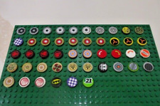 Usado, LEGO: Lote ~ 46 baldosas redondas pegatinas 2x2. Star Wars, Ninjago, City, Batman otros segunda mano  Embacar hacia Argentina