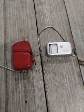 Medidor de luz Minox vintage con estuche de cuero rojo segunda mano  Embacar hacia Argentina