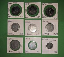 Colección de monedas de 9 francos de Francia, usado segunda mano  Embacar hacia Argentina