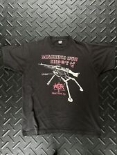 Vintage 90s Screen Stars Best T Shirt Machine Gun shootout Graphic Tee Size XL for sale  Shipping to South Africa