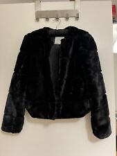 Black faux fur gebraucht kaufen  Hamburg