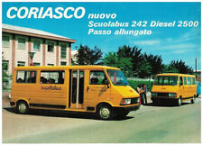 CORIASCO FIAT 242 SCHOOLBUS 1978 ITALIAN DOMESTIC MARKET BROCHURE PROSPEKT na sprzedaż  PL