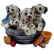 Youngs 1997 Animal Collection Dalmation 3 Puppies in a Wash Tub for sale  Shipping to South Africa