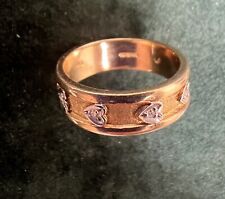 9ct Diamond Set Heavy Ladies Wedding Ring for sale  Shipping to South Africa