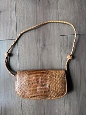 vintage crocodile skin bag for sale  LLANYBYDDER