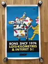 Affiche originale bons d'occasion  Saint-Germain-en-Laye