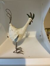 Metal chicken ornament for sale  DEREHAM