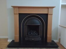 Black granite fireplace for sale  STROUD