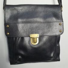 Leather messenger satchel for sale  STAFFORD