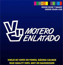 MOTERO ENLATADO - Sticker Vinilo - Escoge color y tamaño - Pegatina - Coche Moto segunda mano  Embacar hacia Argentina