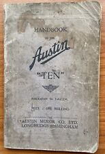 Austin ten original for sale  COLCHESTER