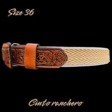 Leather belt cowboy for sale  Shipping to Ireland