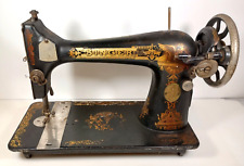 Usado, Antiga máquina de costura portátil Singer 1910 esfinge egípcia ouro G2879807 vintage comprar usado  Enviando para Brazil