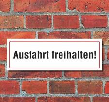 Schild ausfahrt freihalten gebraucht kaufen  Bad Driburg