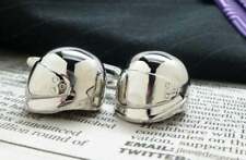 Fabulous Solid 935 Argentium Silver Bike Helmet Motorcycle Excellent Cuff links for sale  Shipping to South Africa