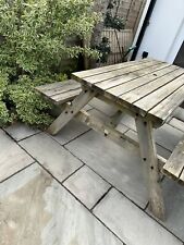 Picnic bench brown for sale  BOURNEMOUTH