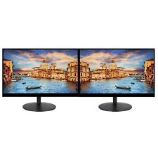 LOTE DE 2 monitores LCD de 22 polegadas Full HD1920x1080 com suporte para cabo VGA comprar usado  Enviando para Brazil