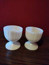 pair vases pedestal glass for sale  Cedar Rapids