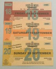 Goodwood Revival Ticket  Saturday Grandstand Pass 2021 unused Souvenir 
