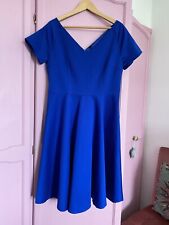 Blue tea dress for sale  NORMANTON