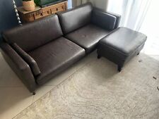 Ikea leather sofa for sale  CORBY