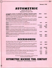 Vintage ephemera autometric for sale  Huntsville