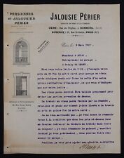 Paris 1920 invoice d'occasion  Expédié en Belgium