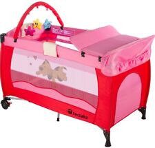 Cot Bed Travel Baby Play Foldable Folding Playpen Children Portable NO MATTRESS, used for sale  Shipping to South Africa