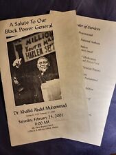 Dr.Khallid A.Muhammad (NOI, Pantera Negra, Black Power, História Negra, Cubo de Gelo), usado comprar usado  Enviando para Brazil