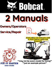 Bobcat Escavadeira E35i serviço de operadores Manual Oficina de reparação proprietários Pdf Usb comprar usado  Enviando para Brazil