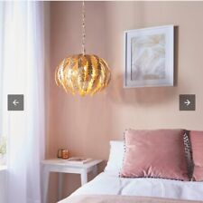 Used, Endon Delphine 3 Light Gold Ceiling Pendant Light for sale  Shipping to South Africa
