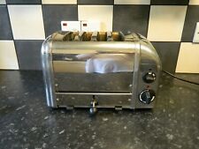 DUALIT 4 SLICE  CLASSIC TOASTER-  STAINLESS STEEL AND CHROME   FINISH for sale  Shipping to South Africa
