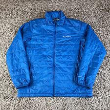 Usado, Chaqueta Buffer Columbia Para Hombre Mediana M Azul Polvo Aislado Ligero Omni Calor Logotipo segunda mano  Embacar hacia Mexico