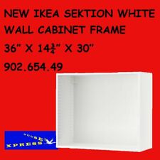 Used, IKEA SEKTION WHITE WALL CABINET FRAME 36” X 14¾” X 30” 902.654.49 NEW for sale  West Chester