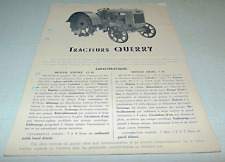 Prospectus brochure tractor d'occasion  Expédié en Belgium