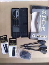 Used, Harrows Black Ice 23g Steel Tip Darts Plus Extra Shafts And Flights for sale  Shipping to South Africa