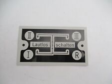 Typenschild schild ldtimer gebraucht kaufen  Goch