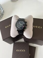 Gucci chrono black for sale  NOTTINGHAM