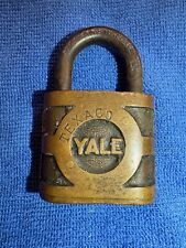 Cadeado Yale Texaco trava de latão - logotipo sem chave "The Texas Company", usado comprar usado  Enviando para Brazil