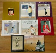 Lote 8 livros ilustrados Allen Say bicicleta homem chá com leite tapete El Chino Emma L1 comprar usado  Enviando para Brazil