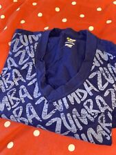Zumba shirt blue for sale  LIVERPOOL