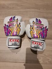 Yokkao new guantoni muay thai boxe boxing gloves k1 comprar usado  Enviando para Brazil