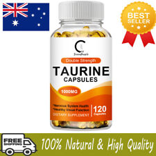 Cápsulas de taurina 1000 mg suporte cardiovascular, função visual saudável 120 peças comprar usado  Enviando para Brazil