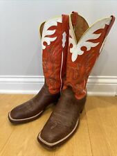 Vintage Lucchese 2000 Quill Ostrich Leather Brown Man’s Size 9.5 D for sale  Shipping to South Africa